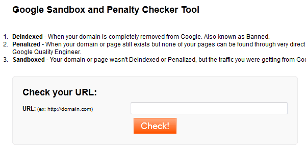 چک کردن پنالتی شدن سایت در گوگل