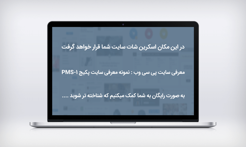 نمونه معرفی سایت پکیج PMS-1