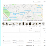 پیاده سازی باکس جستجو با نقشه گوگل